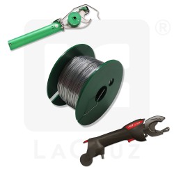 BB40ZLX - 110 m reel of PP coated galvanized wire for Ligatex - A3M tying machines